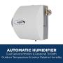 AprilAire 600 Whole Home Humidifier, Automatic High Output Furnace Humidifier, Large Capacity Whole House Humidifier for Homes up to 5,000 Sq. Ft., White