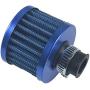 Miaowa 2PCS 12mm Mini Universal Blue Motor Cone Cold Clean Air Intake Filter Turbo Vent Breather