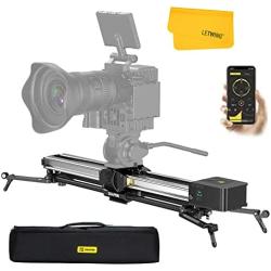 Zeapon Micro 2 E800 Motorized Camera Slider, Zeapon Camera Track Slider, Double Distance Video Slider, Travel Distance 94cm/37in, Max.Payload 8kg/18lbs, Support APP Control, Motor Power-Off Protection