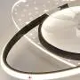 CATA-MEDICA Ceiling Fan with Light 3-Speed Timing Flush Mount Lighting Fixtures Acrylic 3-Color Fan Lamp 48W Nordic Remote Control Ceiling Light with Fan for Indoor Living Bed Room Small Space