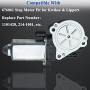 676061 RV Stair Entry Step Motor Replacement Compatible with Kwikee Step Motor and Lippert Motor Components, Replace 1101428, 214-1001, Includes 3 Screws and 2 Zip Ties - 2 Years Warranty