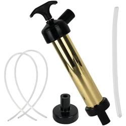 Five Oceans Marine Engine Manual Oil Extractor | Self-Priming Action | Easy-to-Use Hand Pump | Solid Brass Construction | 9 inches Long