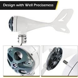 Dyna-Living Wind Turbine Generator 400W DC 12V 3 Blade Wind Turbine Motor with Charge Controller for Home Use Boat or Industrial Energy(Not Included Mast)