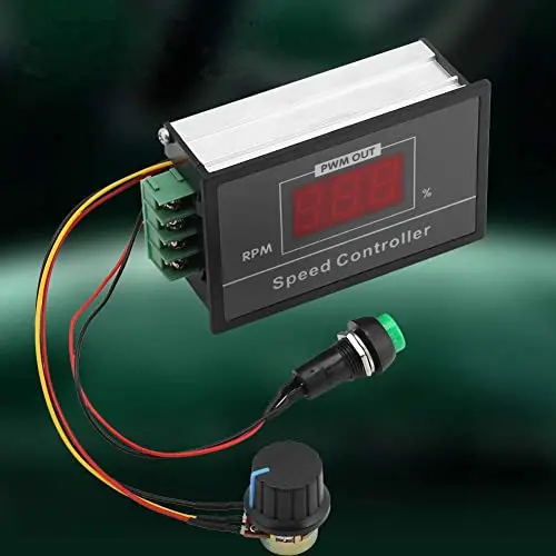 Contrôleur de vitesse PWM 6-60V 30A pour Moteur DC, Régulateur de Vitesse Ajustable, Gouverneur Paso à Paso, Interrupteur Démarrage/Arrêt pour Machine CNC Textile Impression Contrôleur de vitesse PWM 6-60V 30A pour Moteur DC, Régulateur de Vitesse Ajustable, Gouverneur Paso à Paso, Interrupteur Démarrage/Arrêt pour Machine CNC Textile Impression