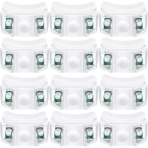 12pcs Navigation Lights for Boats Kayak, LED Safety Light with 3 Types of Flashing Mode, Easy Clip-On Light Kit for Pontoon Hovercraft Yacht Motorboat Bike Tail Light Hunting Night Running Fishing