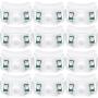 12pcs Navigation Lights for Boats Kayak, LED Safety Light with 3 Types of Flashing Mode, Easy Clip-On Light Kit for Pontoon Hovercraft Yacht Motorboat Bike Tail Light Hunting Night Running Fishing