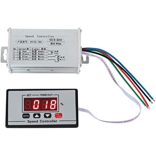 Gfnxk Dc9-60vmotor Speed Regulator,Brush Motor Speed Controller,with Digital Display 30a Output