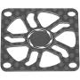 RiToEasysports RC Motor Cooling Fan Cover Carbon Fiber Regulating Fan Protection Cover(30mm)