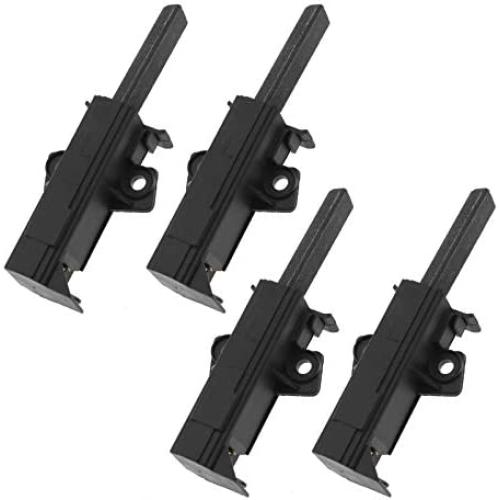 4PCS Washing Machine Motor Carbon Brush Set Compatible with Lavamat 1350 1402 Quelle AEG 899645425577 Bosch 167517 00167517 Gorenje 484826 WM-167517L-0183