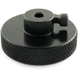 PZRT 3D Printer 42 Stepper Motor Positioning Handwheel Internal Hole Diameter 5mm Black