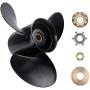 Holdia Propeller 48-832832A45 RH 14 1/4 x21 3 Blade Compatible with Mercury Mariner 135-350HP Mercruiser Boat Motors