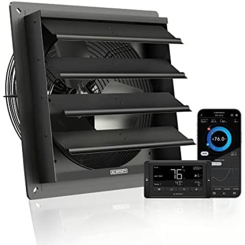 AC Infinity AIRLIFT T12, Shutter Exhaust Fan 12