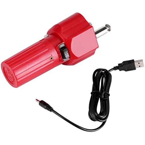 Barbecue Motor 5V 4.2RPM Red Solid Construction Barbecue Grill Rotator Motor BBQ Holder Roast Bracket Accessory with USB Wire
