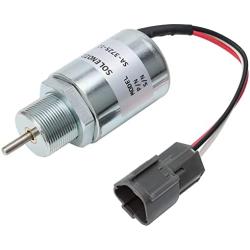 MaySpare Fuel Shut Off Solenoid SA-3725-12 for Mitsubishi L2E L3E S3L S4L Engine Volvo EC15 Toro 223D Mahindra Max 28 Tractor 12VDC, Free Return 6