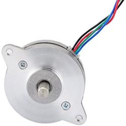 STEPPERONLINE 0.9deg Thin Nema 14 Stepper Motor Bipolar 0.5A 7Ncm/9.91oz.in Φ36x12.5mm 4-wires