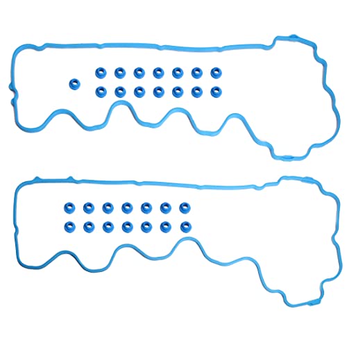 Valve Cover Gasket Set VS50664R Fit for Ford F150 F250 F350 Super Duty Expedition 5.4L,for Mustang Explorer 4.6L, for Lincoln Mark LT Mercury 5.4L, Mountaineer 4.6L,for Avanti 4.6L