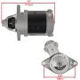 Caltric compatible with Starter John Deere Gator Cs Cx Ts 4X2 8 9.5 10 Hp