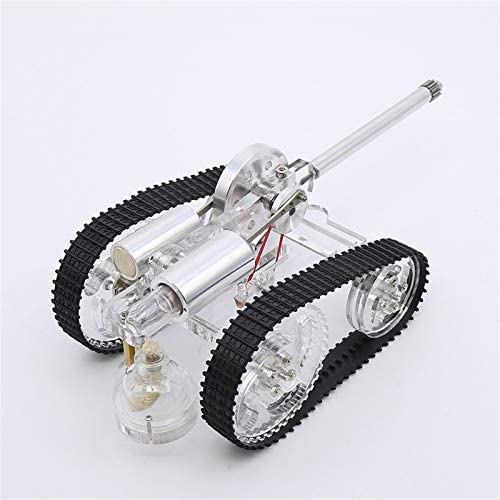 Moteur Stirling Miniature pour Voiture, Générateur Micro de Gaz Externe, Réservoir, Modèle de Jouet de Vapeur, Modèle de Fabrication Artisanale, Cadeau, Ornement (Couleur : Argent, Taille : Un Seul Taille) Moteur Stirling Miniature pour Voiture, Générateur Micro de Gaz Externe, Réservoir, Modèle de Jouet de Vapeur, Modèle de Fabrication Artisanale, Cadeau, Ornement (Couleur : Argent, Taille : Un Seul Taille)