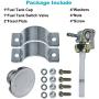 Gas Tank for Motorized Bicycle 4L Fuel Gas Tank Cap Fit for 49cc 60cc 66cc 80cc Engine Motorized Bicycle Motorcycle