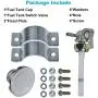 Gas Tank for Motorized Bicycle 4L Fuel Gas Tank Cap Fit for 49cc 60cc 66cc 80cc Engine Motorized Bicycle Motorcycle