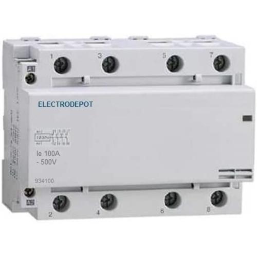 100 Amp Contactor Normally Closed NC 100A, 4 Pole 120V coil, 110v Lighting, Power, Switching