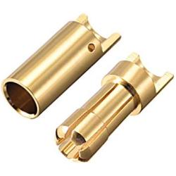 uxcell 5.5mm Bullets Connector Gold Plated Banana Plugs Male&Female for RC Battery ESC Motor 3pairs