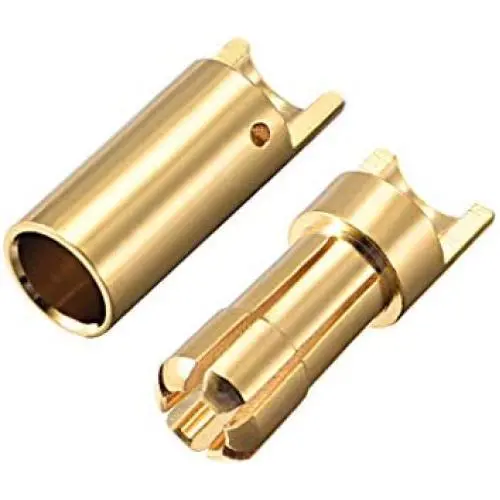 uxcell 5.5mm Bullets Connector Gold Plated Banana Plugs Male&Female for RC Battery ESC Motor 3pairs