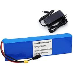 YUWYP 36V Battery 10S3P 10Ah 42V 18650 Lithium ion Battery Pack for ebike Electric car Bicycle Motor Scooter with 20A BMS 500W