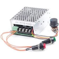 KNACRO PWM DC motor governor 12V 24V 36V 48V (10-50V) 40A 2000W reversing switch electric push rod motor controller button