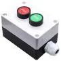 Taiss Momentary Push Button Switch Station Box Start/Stop Red Green Sign NO NC Pushbutton Switches Station AC 660V 10A HB2-Start/Stop-Box