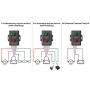 DC12V 10Amp Forward and Reverse Relay Module for Motor/Linear Actuator, Reversing Relay Module