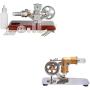 Sunnytech Hot Air Stirling Engine Mini Hot Air Motor Model Educational Kits FD01-HA001