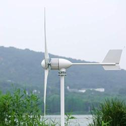 NINILADY 2000W Horizontal Wind Turbine with Hybrid Controller Inverter 24v 48v 96v Wind Generator Free Energy (48V, Wind Turbine Only)