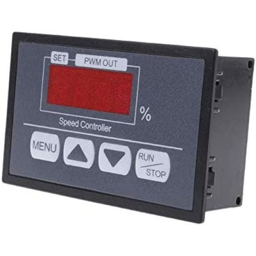 Stayhome 1pcs DC 6V-60V 30A PWM Motor Speed Controller with Digital Display Panel Button Governor Variable Stepless Speed Control Regulator