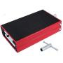 XKH- Heavy Duty Motorcycle Lift Scissor Jack Center Hoist Stand For 1,100LBS Weight Capacity/ATV/Dirt bikes/Smaller Similar Vehicles [P/N: ET-CAR-FIX012-BK+RED]