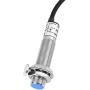4 Digital LED Display Tachometer RPM Speed Meter Panel Inductive Hall Effect Sensor NPN Proximity Switch Red/Blue 10-9999RPM(Red)