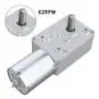 DC 12V Worm Gear Motor Reduction Electric Motor Reversible High Torque Turbo Electric Geared Gear Box with Self Lock Design(62RPM)