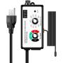 iPower Variable Vent Duct Inline Blower Fan Speed Adjuster with Temperature Controller for HVAC Ventilation System, Upgrade, 750W 6A