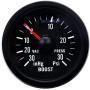 MOTOR METER RACING Boost/Vacuum Gauge Kit Mechanical Hose 30 Inhg -30 PSI 2-1/16