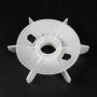 uxcell Motor Fan Blade 180mmx38mm D Shape Bore White Engineering Plastic with 6 Vanes