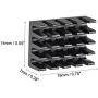 uxcell Electronic Radiators Heatsink for MOS GPU IC Chip Black 19 x 14 x 7 mm 4pcs