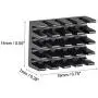 uxcell Electronic Radiators Heatsink for MOS GPU IC Chip Black 19 x 14 x 7 mm 4pcs