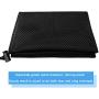 1Pcs Pump Barrier Bag, Black with Drawstring Pond Pump Filter Bag for Pond biofilters Aquarium Filtration and Outdoor Swimming Pool Media Bags(11.8