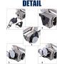Electric Exhaust Cutout Valve Catback Y Pipe 1 pcs with One Controller Remote Kit (2.5inch)