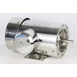 Electric Motor Washdown Stainless Steel 1.5HP 1800RPM 230/460V 56C TEFC IP69K