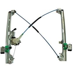 LOSTAR Front Right Passenger Side Window Regulator w/ Motor for Chevy Silverado GMC 741-645 15095844