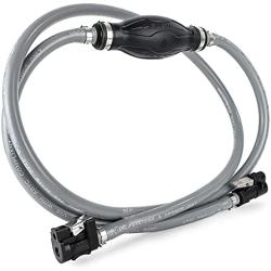 Five Oceans FO4282 Marine Boat Fuel Line, Mercury Outboard Fuel Line with Primer Bulb, 3/8 Inch Hose x 6 Ft, 2 Quick Connectors, , Reinforced EPA/CARB, Compatible Ethanol Blended Fuel