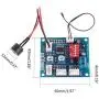 HiLetgo DC 12V 5A PWM PC CPU Fan Temperature Control Speed Controller Board Speed Controller Temperature Probe Buzzle