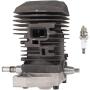 ApplianPar Engine Motor Cylinder Piston Crankshaft 1127 020 1216 for MS390 MS290 MS310 029 039 49mm