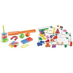 Learning Resources STEM Explorers: Magnet Movers 39 Pcs Age 5+ & Plastic Early Math Mathlink Cube Activity Set Age 4+